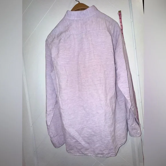 Like New Men’s J.Crew Baird McNutt Irish Linen Slim Fit Button-Down Shirt XL - Picture 6 of 10